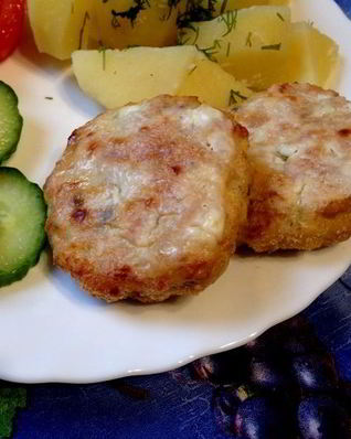 Рубленые куриные котлеты в духовке