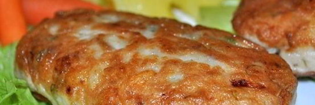 Рыбные котлеты без яиц