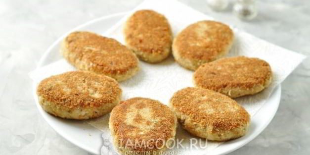 рыбные котлеты по-фламандски