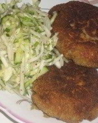 Рыбные котлеты по-фландрски