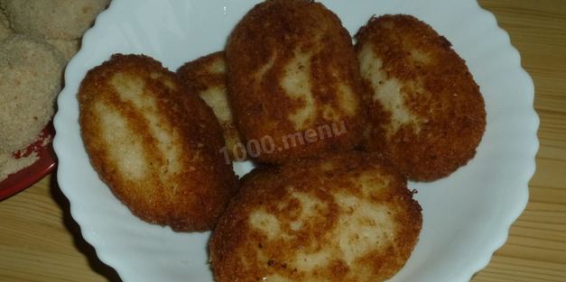 рыбные котлеты с манкой