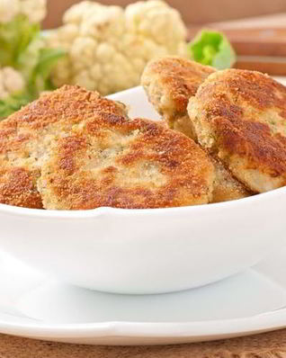 Запеченные котлеты из цветной капусты