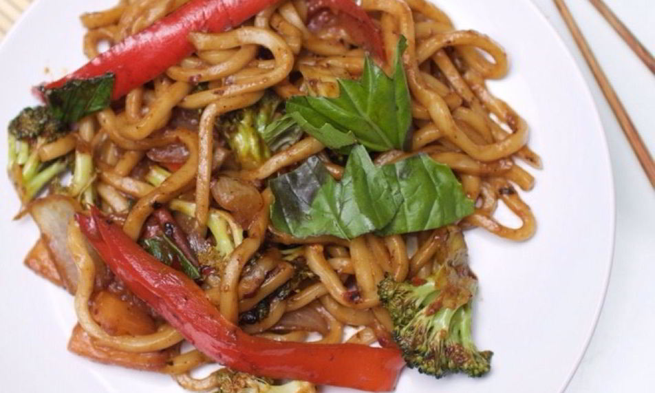 Рецепт лапша удон с овощами