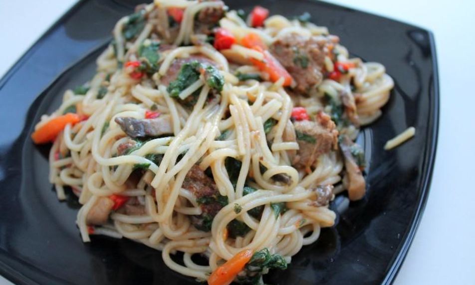 Рецепт лапша японская