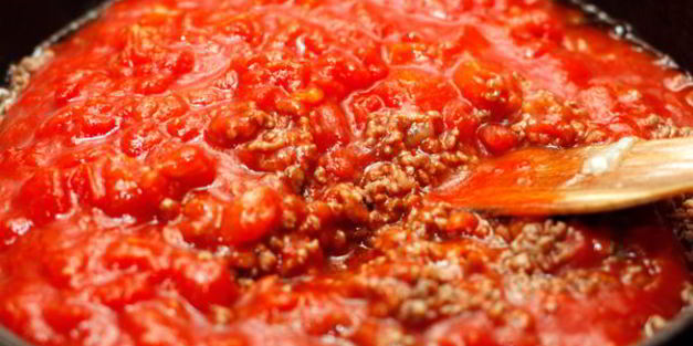 лазанья с фаршем