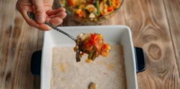 лазанья с овощами