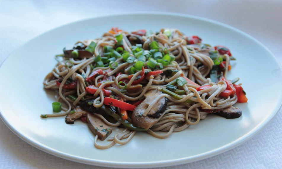 Рецепт летняя лапша соба stir-fry