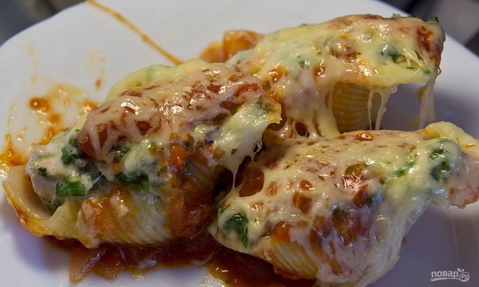 Рецепт фаршированные конкильони