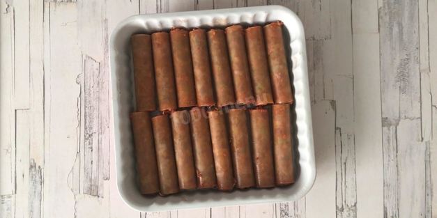 фаршированные макароны трубочки каннеллони