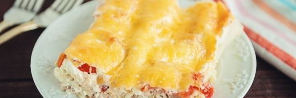 Каннеллони с куриным фаршем