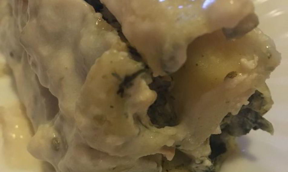 Рецепт каннеллони с курицей и шпинатом