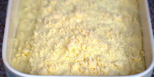 каннелони с козьим сыром и орехами под соусом бешамель