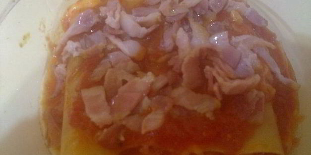 каннелони с помидорами и сыром