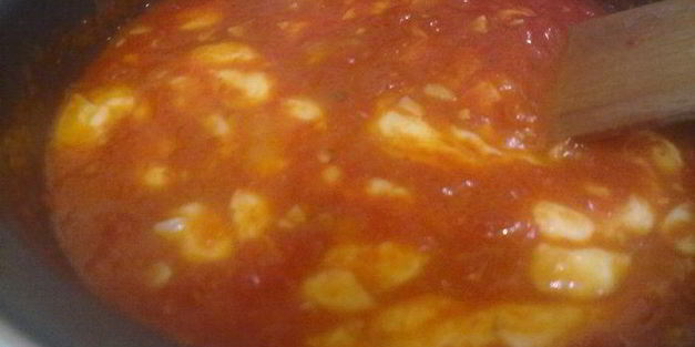 каннелони с помидорами и сыром