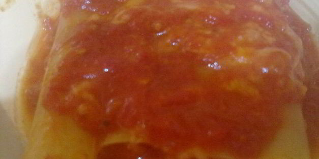 каннелони с помидорами и сыром