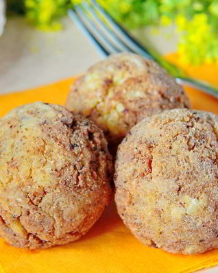 Колобки из спагетти