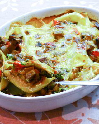 Макароны ракушки фаршированные