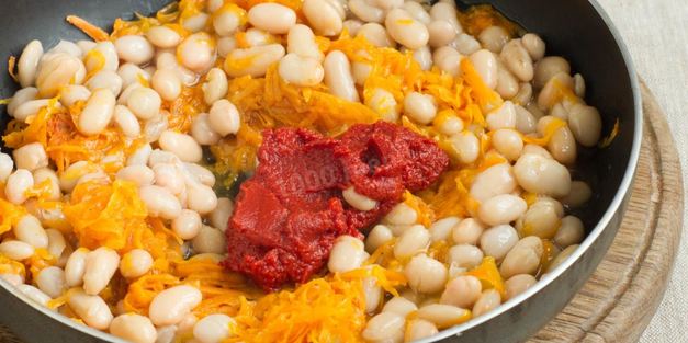 макароны с фасолью