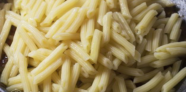 макароны с грибами