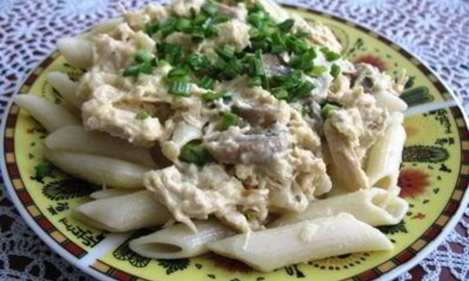 Рецепт макароны с грибным соусом