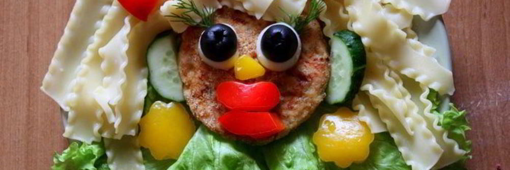 Макароны с котлеткой