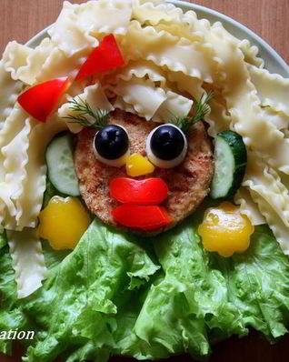 Макароны с котлеткой