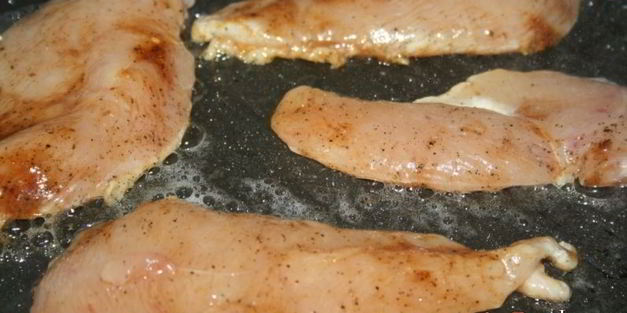 макароны с куиными грудками