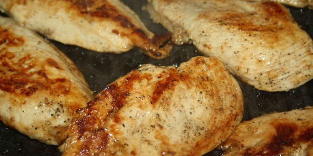 макароны с куиными грудками