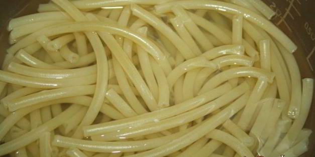 макароны с куиными грудками