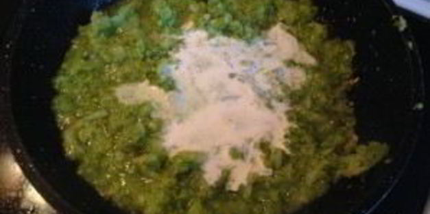 макароны с соусом из брокколи и креветками