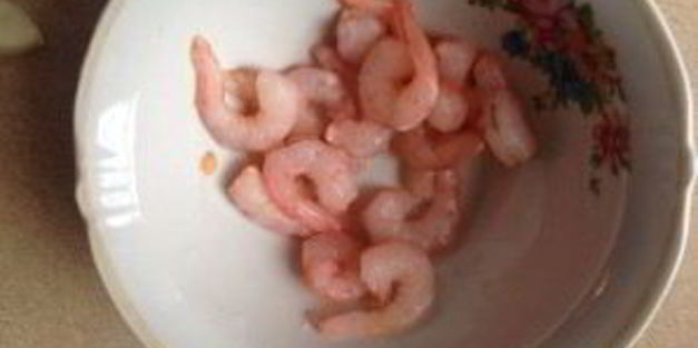 макароны с соусом из брокколи и креветками