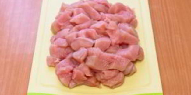 макароны с тыквой и филе индейки