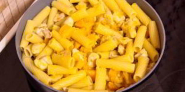 макароны с тыквой и филе индейки