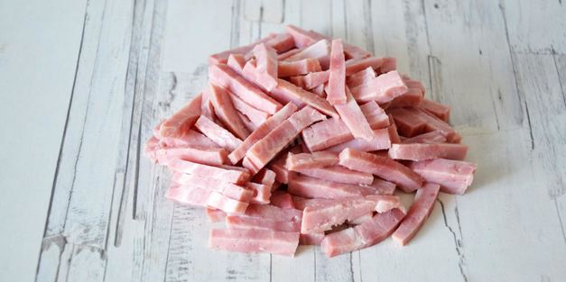 макароны с ветчиной и сыром