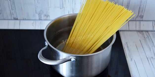 макароны с ветчиной и сыром