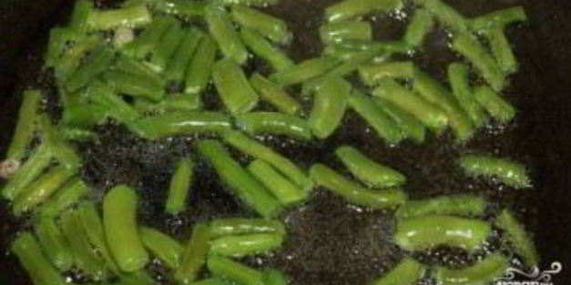 макароны со стручковой фасолью