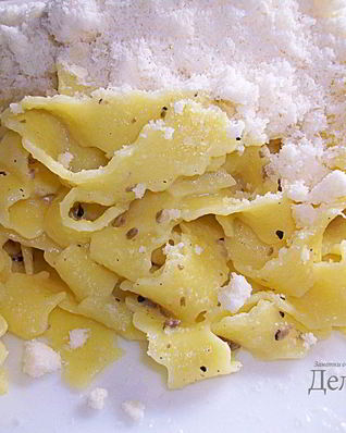 Макароны со свежими трюфелями