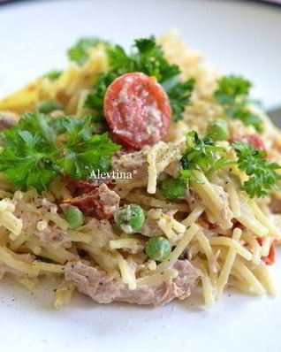 Паста и тунец