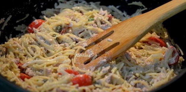 паста и тунец