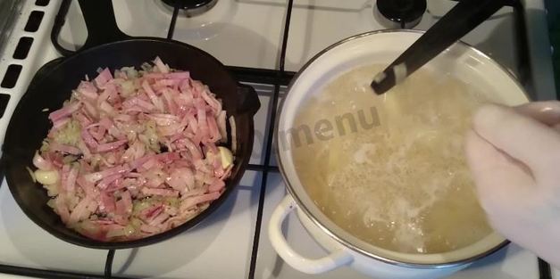 паста карбонара со сливками