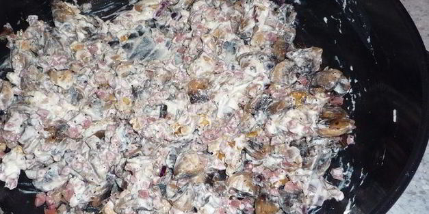 паста конкильони с грибной начинкой