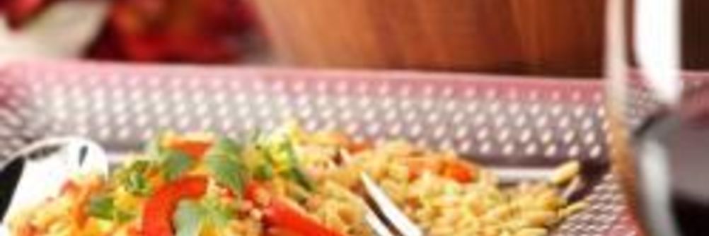 Паста орзо с курицей