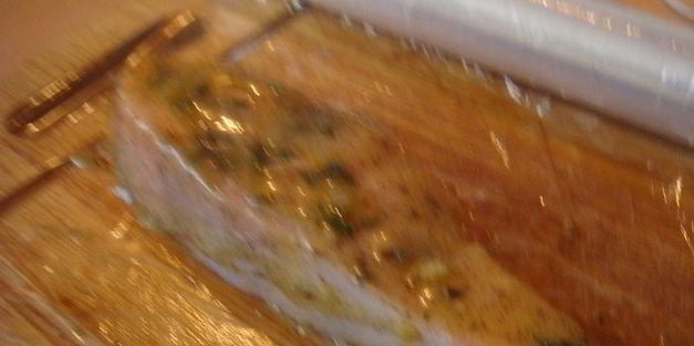 паста под соусом бешамель с мидиями и маринованным лососем