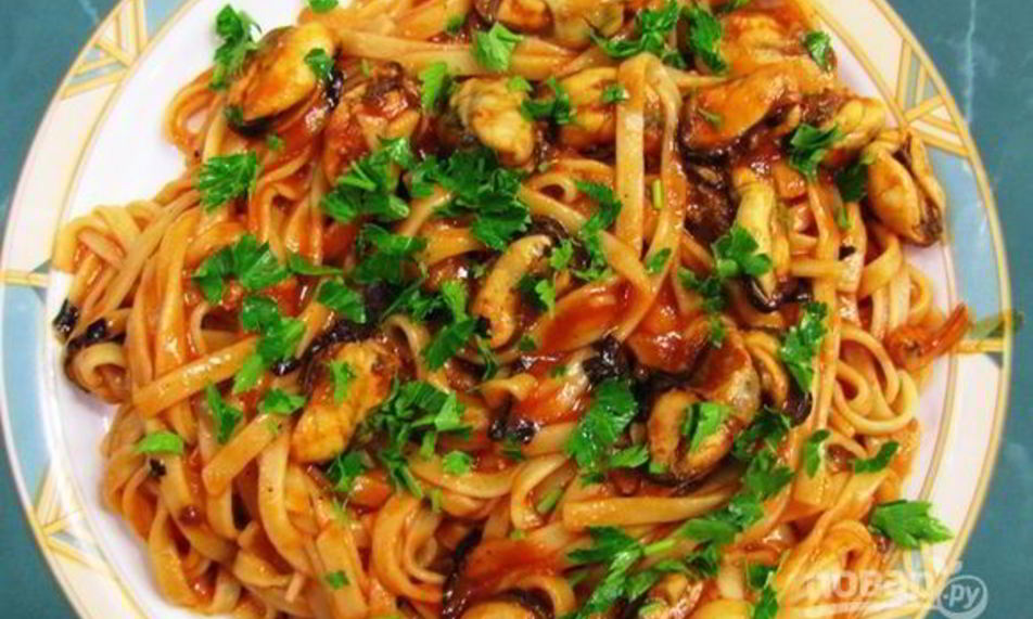 Рецепт паста под томатным соусом
