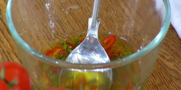 паста с баклажаном и чили