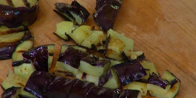 паста с баклажаном и чили