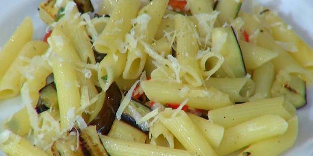 паста с баклажаном и чили