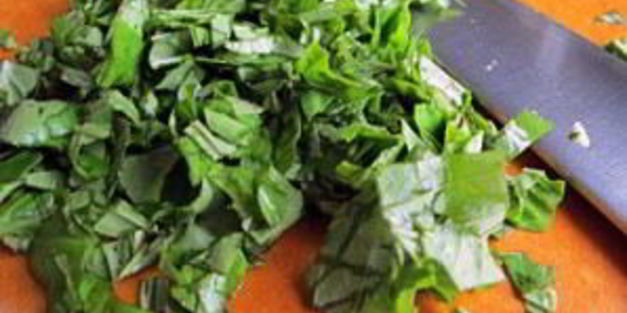 паста с базиликом