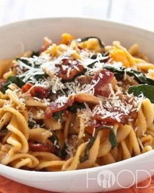 Паста с беконом