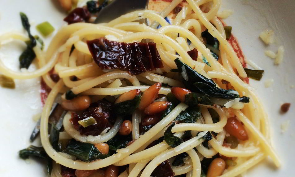 Рецепт паста с черемшой